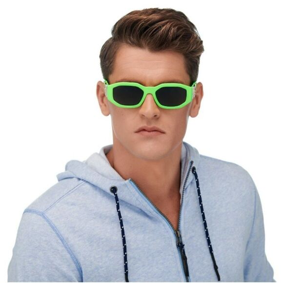 NEW Versace VE4361 531987 Medusa Biggie Green Gray Unisex Sunglasses